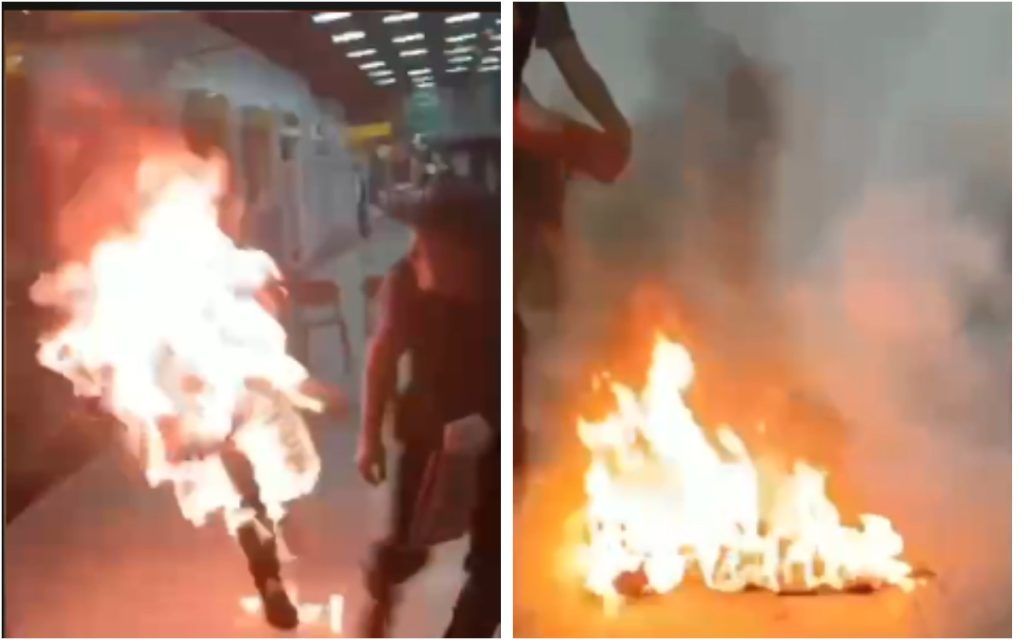 Алматы әуежайында ер адам өзін өртемек болды