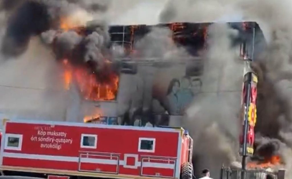 Алматыда ғимараттардың бірінде алапат өрт шықты