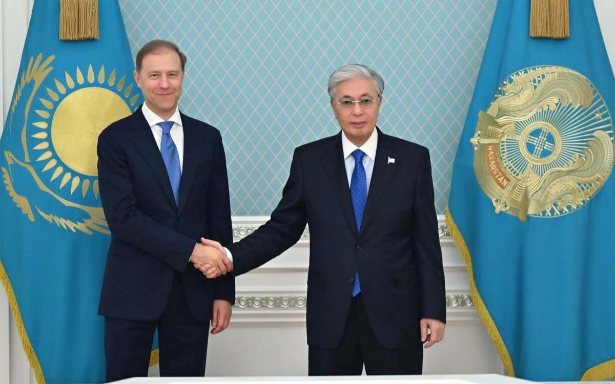 Тоқаев Ресей үкіметі төрағасының бірінші орынбасарын қабылдады